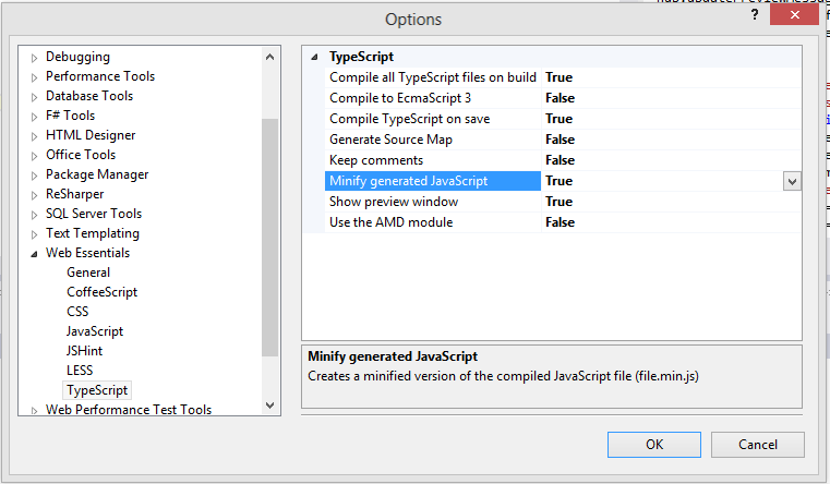 TypeScript Settings
